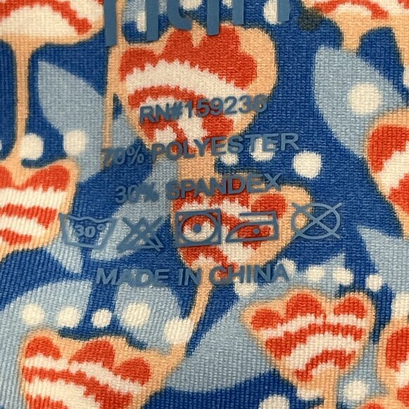 J McLaughlin Rhonda Leggings Womens XS Blue Coral Caravelle Pull On Active Gym - Picture 11 of 11